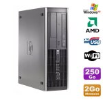 Pc hp compaq 6005 pro sff amd 3ghz 2go ddr3 250go sata graveur wifi windows xp Pc hp compaq 6005 pro sff amd 3ghz 2go ddr3 250go sata graveur wifi windows xp