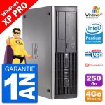Pc hp compaq 6200 pro sff intel g630 ram 4go disque dur 250go windows xp