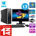 Pc hp compaq 8300 sff core i3 - 2120 ram 8go disque 250 go wifi w7 ecran 27