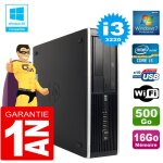 Pc hp compaq 8300 sff core i3 - 3220 ram 16go disque 500 go graveur dvd wifi w7