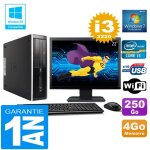 Pc hp compaq 8300 sff core i3 - 3220 ram 4go disque 250 go wifi w7 ecran 22