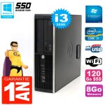 Pc hp compaq 8300 sff core i3 - 3220 ram 8go disque 120 go ssd graveur dvd wifi w7