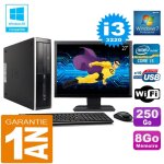 Pc hp compaq 8300 sff core i3 - 3220 ram 8go disque 250 go wifi w7 ecran 27