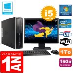 Pc hp compaq 8300 sff core i5 - 3470 ram 16go disque 1 to wifi w7 ecran 27