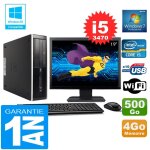 Pc hp compaq 8300 sff core i5 - 3470 ram 4go disque 500 go wifi w7 ecran 19