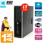 Pc hp compaq 8300 sff core i7 - 3770 ram 16go disque 120go ssd graveur dvd wifi w7 Pc hp compaq 8300 sff core i7 - 3770 ram 16go disque 120go ssd graveur dvd wifi w7