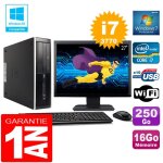 Pc hp compaq 8300 sff core i7 - 3770 ram 16go disque 250 go wifi w7 ecran 27