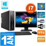 Pc hp compaq 8300 sff core i7 - 3770 ram 4go disque 1 to wifi w7 ecran 19