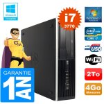 Pc hp compaq 8300 sff core i7 - 3770 ram 4go disque 2 to graveur dvd wifi w7
