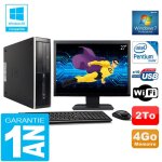 Pc hp compaq 8300 sff intel g850 ram 4go disque 2 to wifi w7 ecran 27