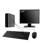 Pc hp compaq elite 8100 sff ecran 22  intel i5 - 650 ram 16go ssd 480go w10 wifi