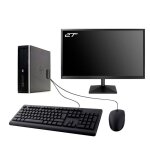 Pc hp compaq elite 8100 sff ecran 27  intel i5 - 650 ram 16go hdd 500go w10 wifi