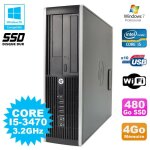 Pc hp elite 8300 sff core i5 3470 3. 2ghz 4go 480go ssd graveur usb3 wifi w7 Pc hp elite 8300 sff core i5 3470 3. 2ghz 4go 480go ssd graveur usb3 wifi w7