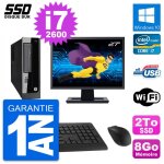 Pc hp pro 3300 sff ecran 27 intel core i7 - 2600 ram 8go ssd 2to windows 10 wifi Pc hp pro 3300 sff ecran 27 intel core i7 - 2600 ram 8go ssd 2to windows 10 wifi