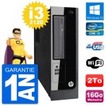 Pc hp pro 3300 sff intel core i3 - 2120 ram 16go disque dur 2to windows 10 wifi
