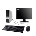 Pc hp rp5 5810 sff ecran 22  intel i7 - 4770 ram 8go ssd 2to w11 wifi