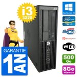 Pc hp workstation z220 sff core i3 - 3220 ram 8go disque dur 500go windows 10 wifi Pc hp workstation z220 sff core i3 - 3220 ram 8go disque dur 500go windows 10 wifi