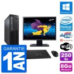 Pc lenovo m73 sff ecran 27  intel g3220 ram 8go disque 250go windows 10 wifi