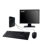 Pc lenovo m73 tiny ecran 22  intel i7 - 4770t ram 16go ssd 960go w11 wifi