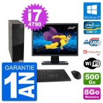 Pc lenovo m83 sff ecran 22  intel i7 - 4790 ram 8go disque 500go windows 10 wifi