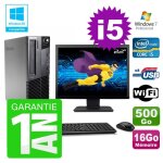 Pc lenovo m91p sff intel i5 - 2400 16go disque 500go graveur wifi w7 ecran 22