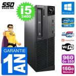 Pc lenovo m91p sff intel i5 - 2400 ram 16go ssd 960go windows 10 wifi