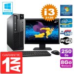 Pc lenovo m92p sff core i3 - 2120 ram 8go disque 250 go wifi w7 ecran 27