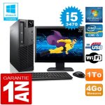 Pc lenovo m92p sff core i5 - 3470 ram 4go disque 1 to wifi w7 ecran 22