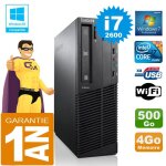 Pc lenovo m92p sff core i7 - 2600 ram 4go disque 500 go graveur dvd wifi w7