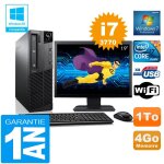 Pc lenovo m92p sff core i7 - 3770 ram 4go disque 1 to wifi w7 ecran 19