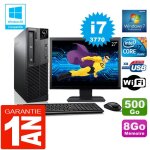 Pc lenovo m92p sff core i7 - 3770 ram 8go disque 500 go wifi w7 ecran 27