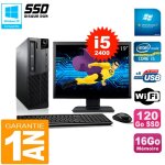 Pc lenovo m92p sff ecran 19 core i5 - 2400 16go disque 120go ssd wifi w7 Pc lenovo m92p sff ecran 19 core i5 - 2400 16go disque 120go ssd wifi w7