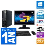 Pc lenovo m92p sff ecran 19  intel g630 ram 4go disque 250go windows 10 wifi