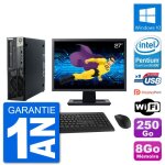 Pc lenovo m92p sff ecran 27  intel g630 ram 8go disque 250go windows 10 wifi