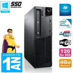 Pc lenovo m92p sff intel g630 4go disque 120go ssd graveur dvd wifi w7 Pc lenovo m92p sff intel g630 4go disque 120go ssd graveur dvd wifi w7