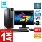 Pc lenovo m92p sff intel g630 ram 4go disque 2 to wifi w7 ecran 19