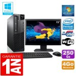 Pc lenovo m92p sff intel g630 ram 4go disque 250 go wifi w7 ecran 19