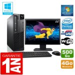 Pc lenovo m92p sff intel g630 ram 4go disque 500 go wifi w7 ecran 22
