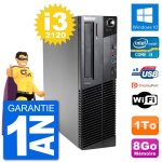 Pc lenovo m92p sff intel i3 - 2120 ram 8go disque dur 1to windows 10 wifi