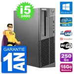 Pc lenovo m92p sff intel i5 - 2400 ram 16go disque dur 250go windows 10 wifi Pc lenovo m92p sff intel i5 - 2400 ram 16go disque dur 250go windows 10 wifi