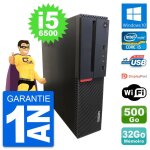 Pc lenovo thinkcentre m700 sff i5 - 6500 ram 32go disque 500go windows 10 wifi