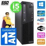 Pc lenovo thinkcentre m73 sff intel i5 - 4570 ram 4go ssd 960go windows 10 wifi