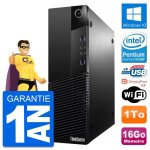 Pc lenovo thinkcentre m83 sff intel g3220 ram 16go disque 1to windows 10 wifi