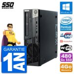 Pc lenovo thinkcentre m92p sff intel g630 ram 4go ssd 480go windows 10 wifi