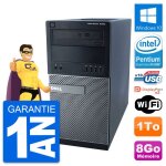 Pc tour dell 9020 intel pentium g3220 ram 8go disque dur 1to windows 10 wifi
