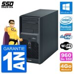 Pc tour fujitsu esprimo p2560 intel e5500 ram 4go ssd 960go windows 10 wifi