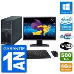 Pc tour fujitsu p2560 ecran 19  intel e5500 ram 4go disque 500go windows 10 wifi