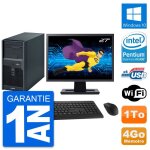 Pc tour fujitsu p2560 ecran 27  intel e5500 ram 4go disque 1to windows 10 wifi