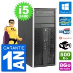 Pc tour hp compaq pro 6200 cmt core i5 - 2400 ram 8go disque 500go windows 10 wifi