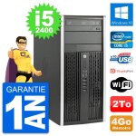 Pc tour hp compaq pro 6200 cmt intel i5 - 2400 ram 4go disque 2to windows 10 wifi